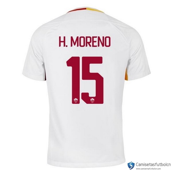 Camiseta AS Roma Segunda equipo H.Moreno 2017-18